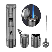 Load image into Gallery viewer, XIFEI Cigar Lighter, Cigar Puncher, Cigar Draw Enhancer, Cigar Stand, All-in-one Lighter