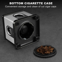 Load image into Gallery viewer, XIFEI 4-in-1 Table Cigar Cutter, Sharp Stainless Steel Blade Straight Cut V-Cut Cigar Cutters for 32-68 Ring Gauge Cigars